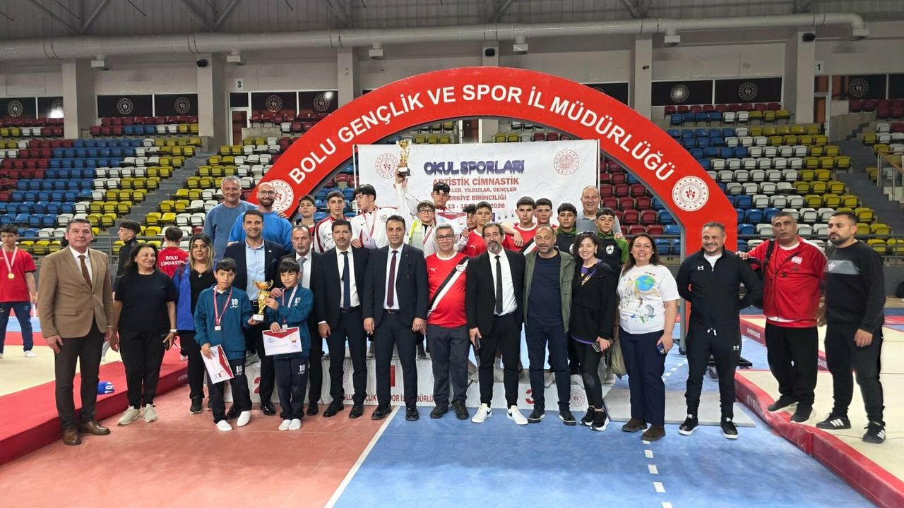 Okullarımızdan, Artistik Cimnastik Türkiye Birinciliği’nde başarılı sonuçlar