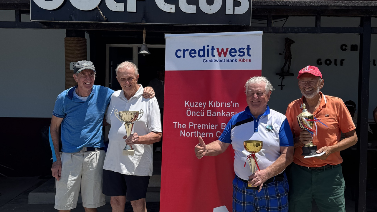 Monthly Medal Golf Turnuvası şampiyonu Rainer Lehmann