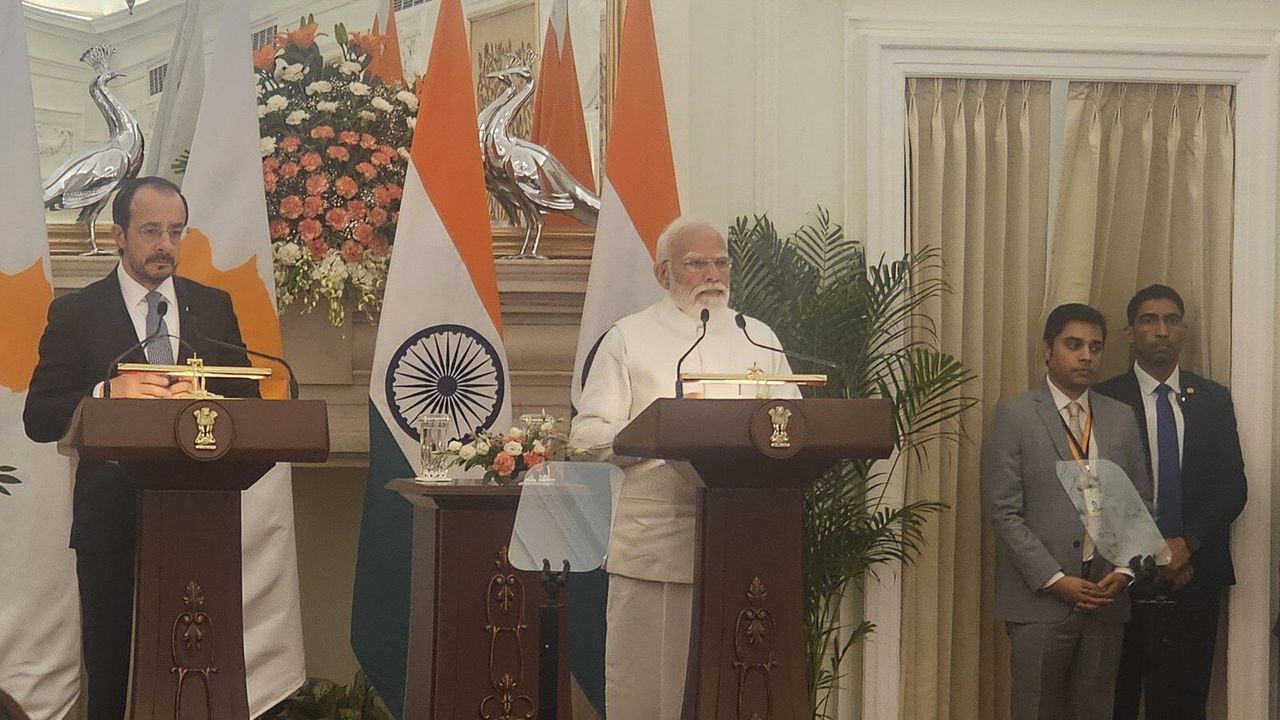 Hristodulidis ve Modi iki ülke arasındaki stratejik ortaklığı teyit etti