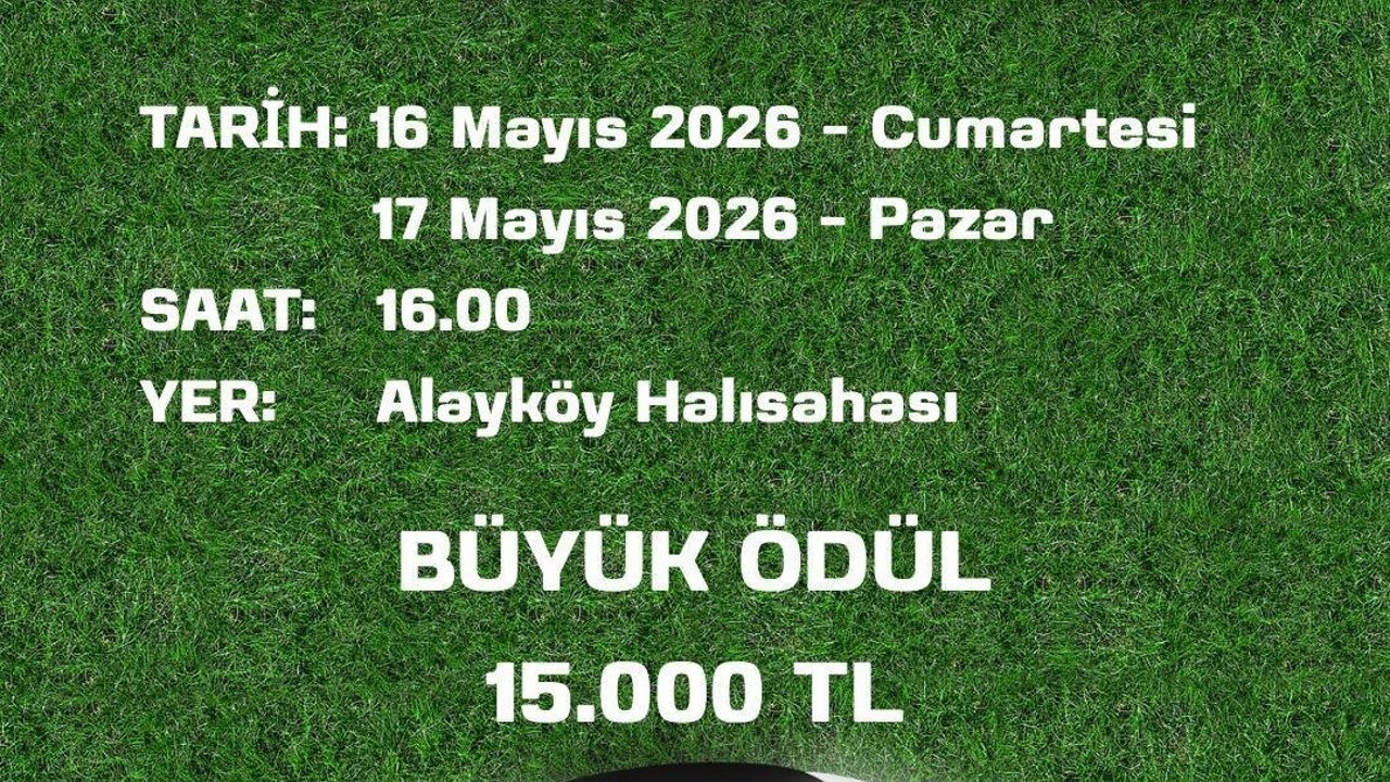 Lefkoşa Gençlik Derneği’nin halı saha turnuvası 16-17 Mayıs’ta yapılacak