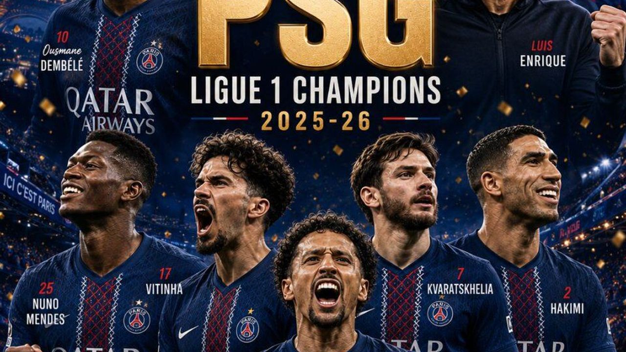 PSG, Ligue 1'de şampiyon