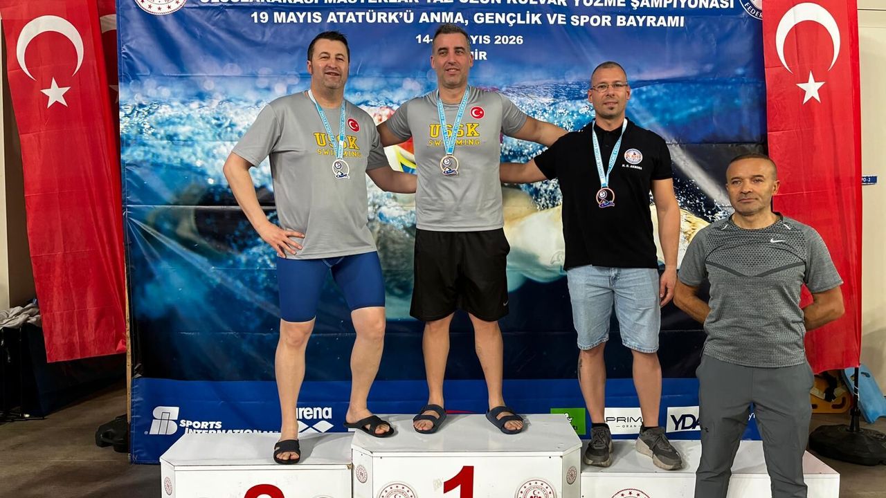 Yakın Doğulu Master Yüzücüler İzmir’e damga vurdu