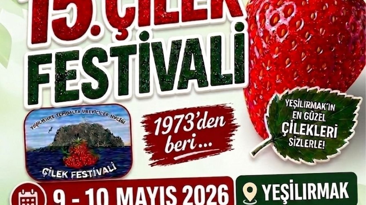 “15. Çilek Festivali” bu hafta sonu