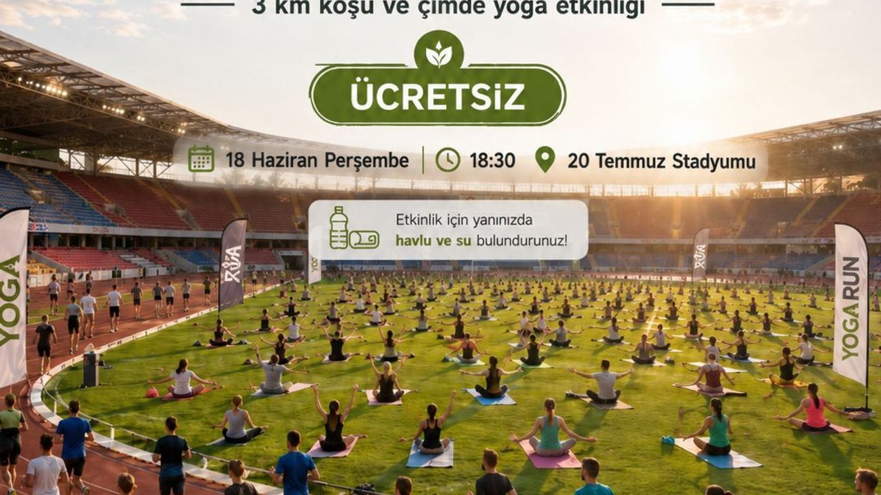 Girne 20 Temmuz Stadyumu’nda “Yoga Run” etkinliği düzenlenecek