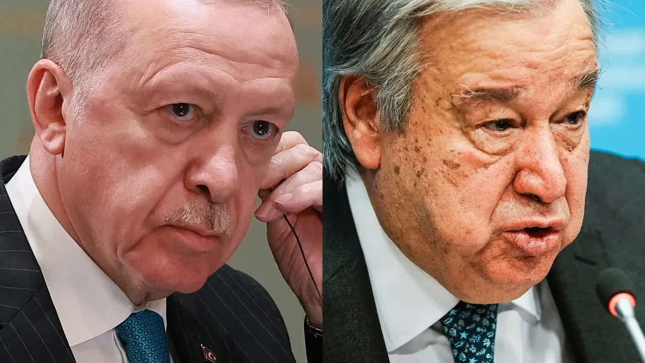 Türkiye Cumhurbaşkanı Erdoğan’ın BM Genel Sekreteri Guterres’le telefon görüşmesi Rum basınında