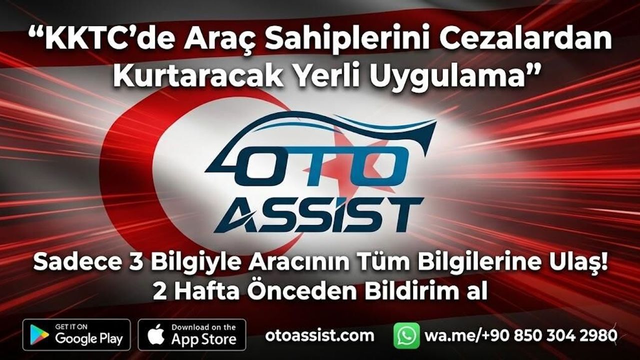 KKTC’de Araç Muayene, Yol Vergisi ve Sigorta takibi artık cebinizde!