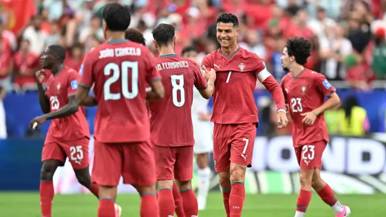 Ronaldo rekorları kırdı, Portekiz fark yaptı