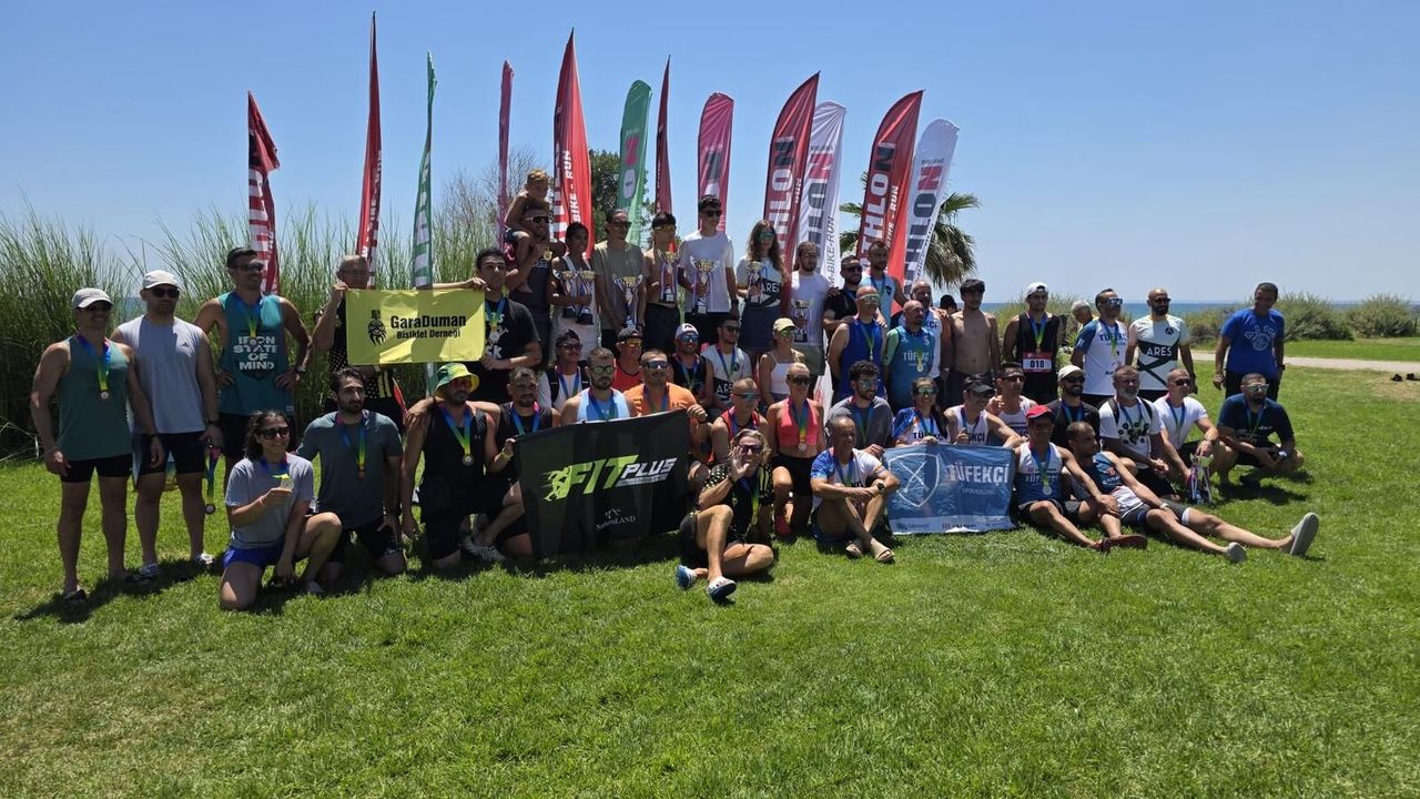 İskele’de Sprint ve Olimpik Triatlon fırtınası esti
