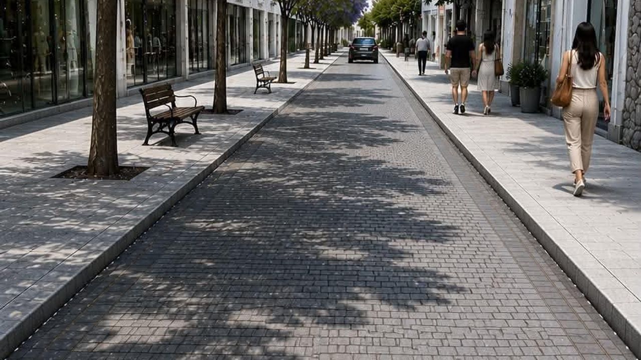 Şenkul, Ziya Rızkı Çarşı Projesi kapsamında caddedeki ağaçların sökülerek taşındığını söyledi