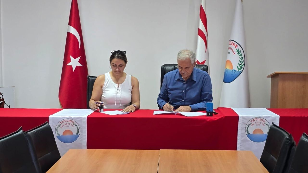 Tatlısu Belediyesi ile Tyrell Investment Ltd. arasında protokol imzalandı