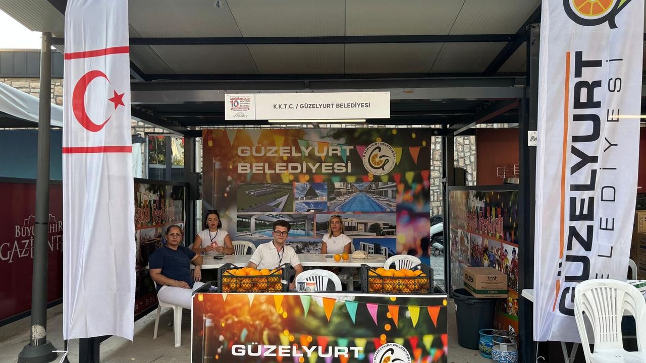 Güzelyurt'un simgesi portakal Gaziantep'te tanıtılıyor