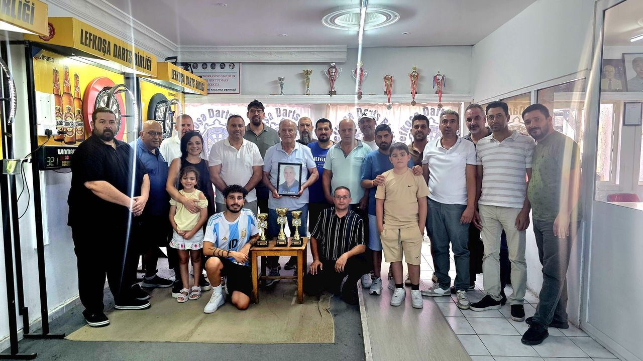 KTSYD Gültekin Mavigözlü Darts Turnuvası Birincisi İbrahim Özsoy
