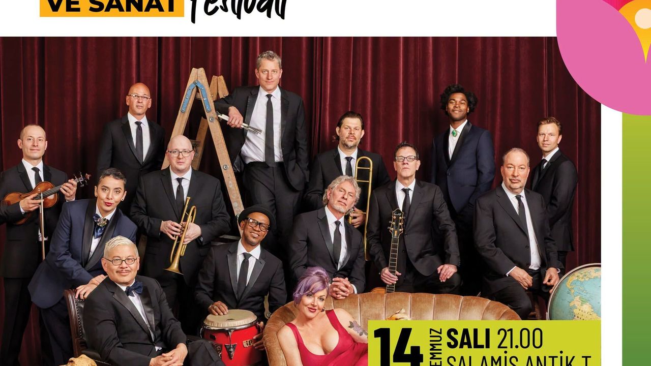 Pink Martini, yarın akşam Salamis Antik Tiyatrosu’nda sahne alacak
