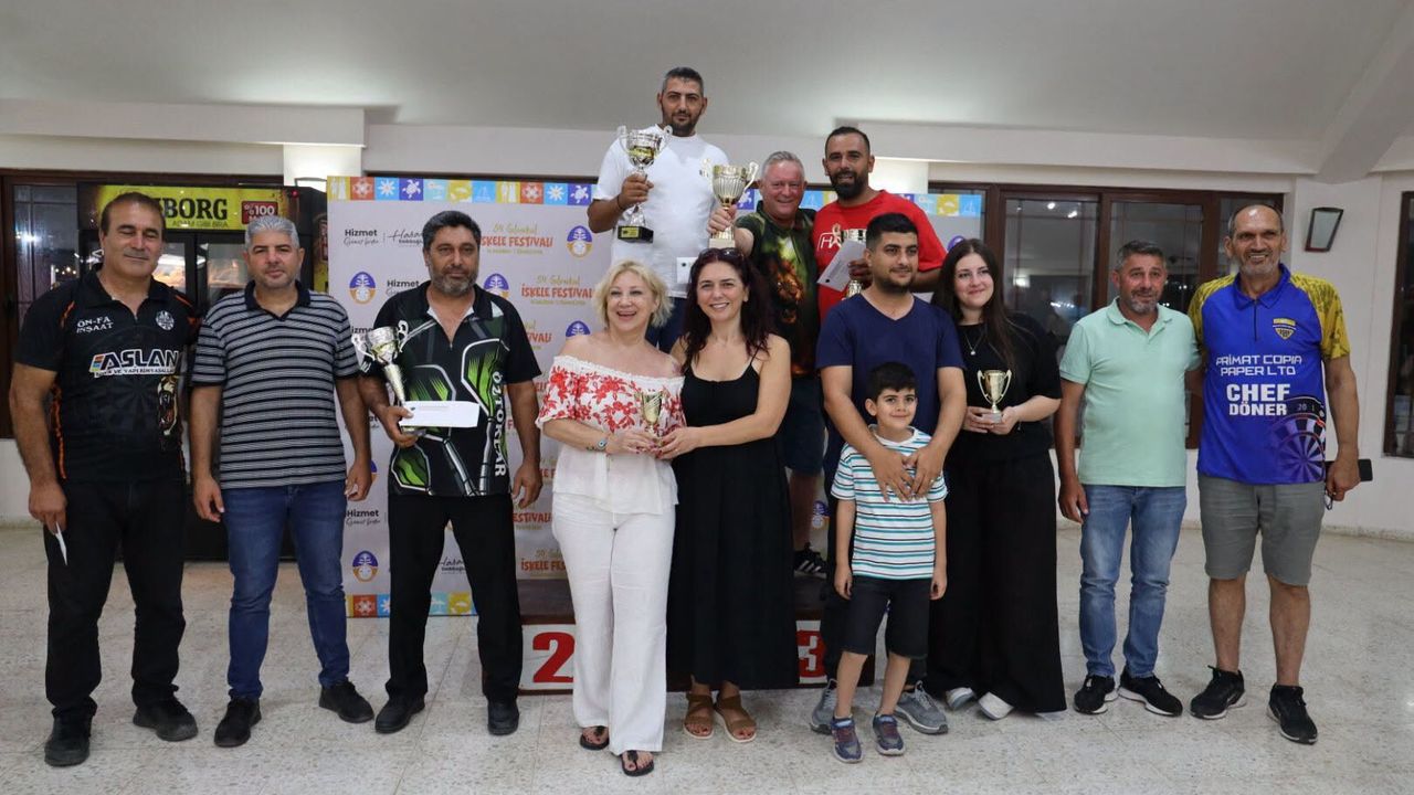 İskele'de 9. Darts turnuvası şampiyonu Amcaoğlu!