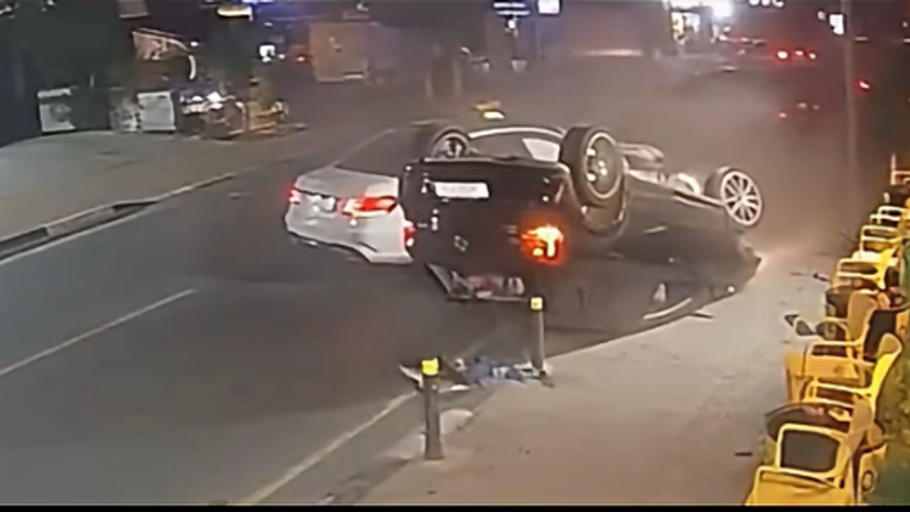 Girne’de trafik kazası