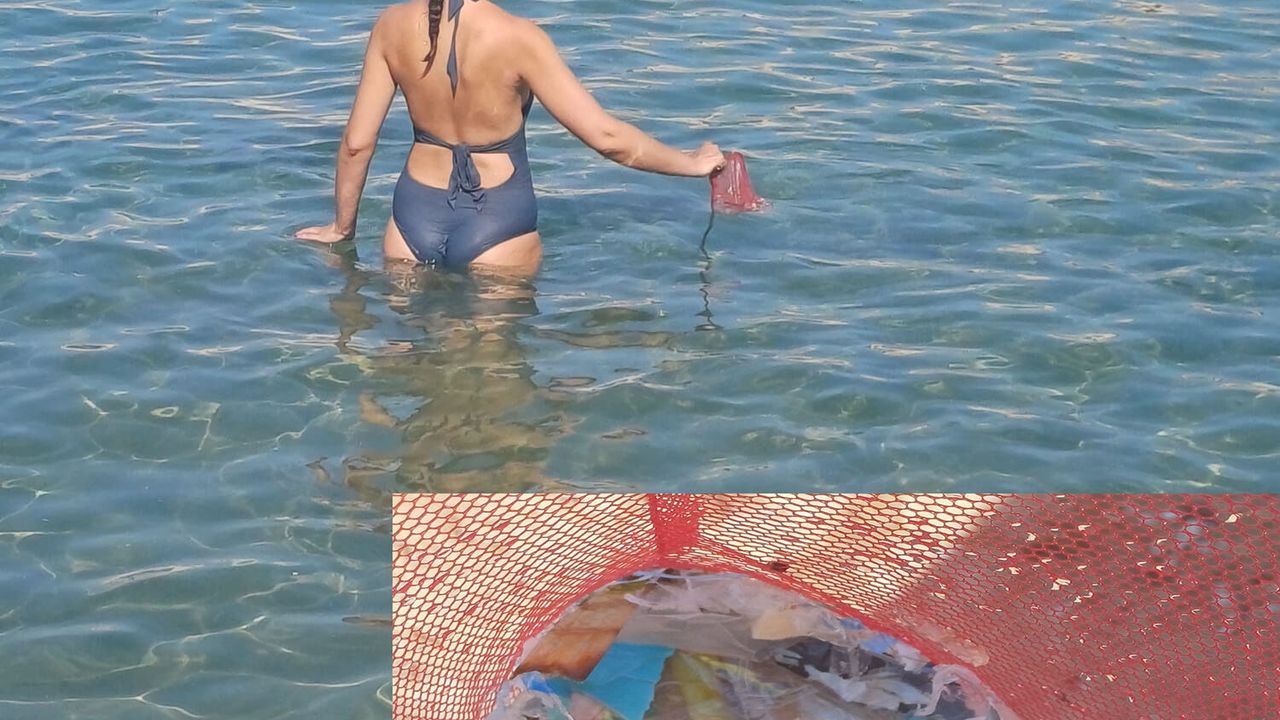 Kervansaray’daki kirliliği vatandaş temizledi