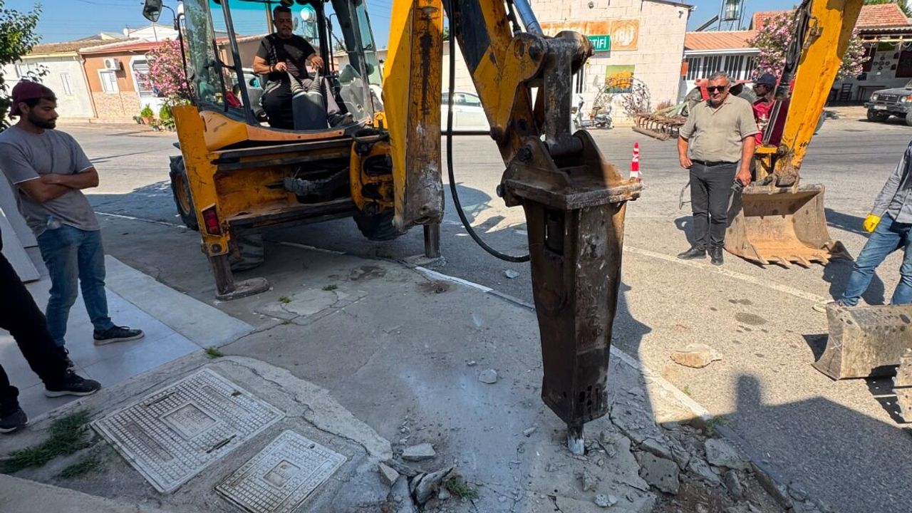 Mesarya Belediyesi, İnönü'de altyapı ve üstyapı çalışmalarına başladı