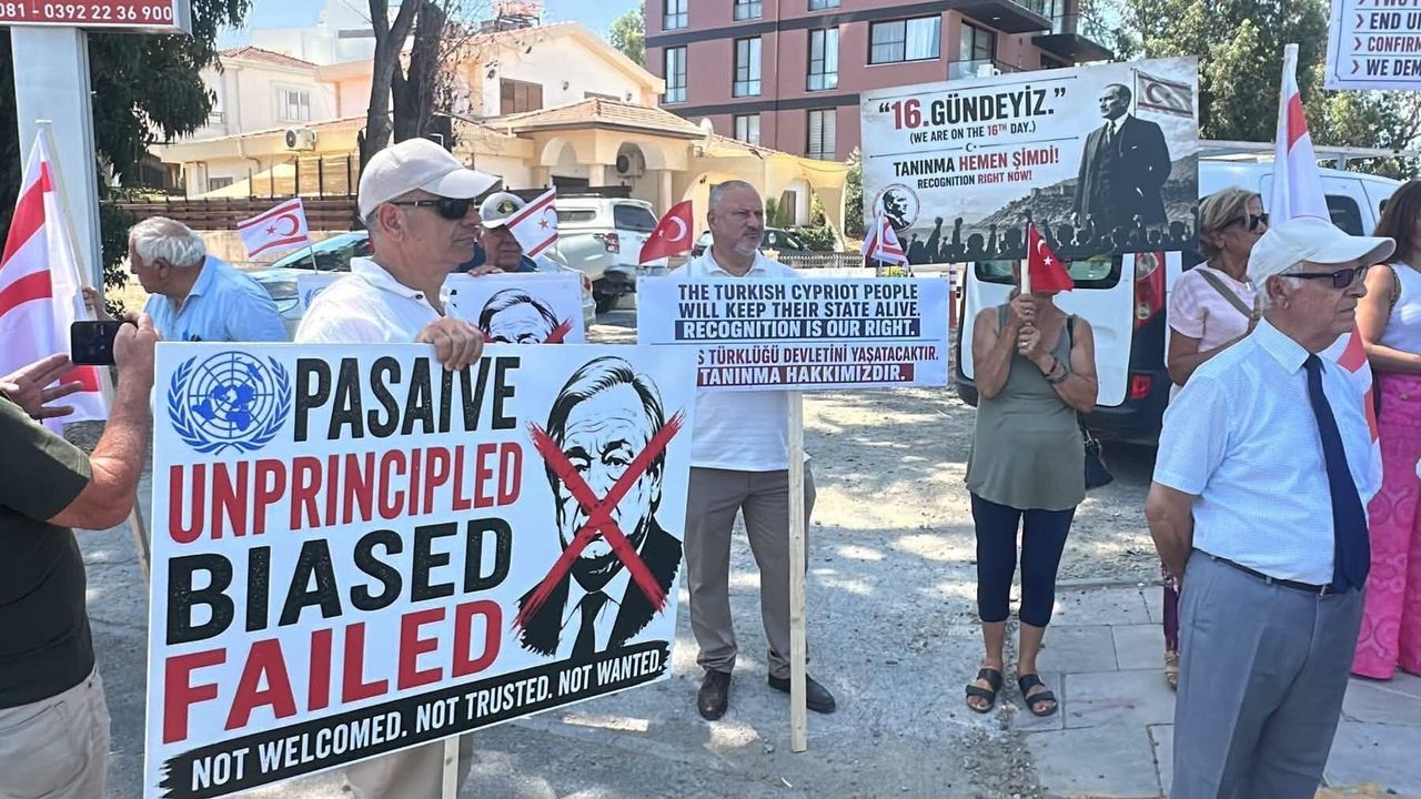 Guterres’e protesto