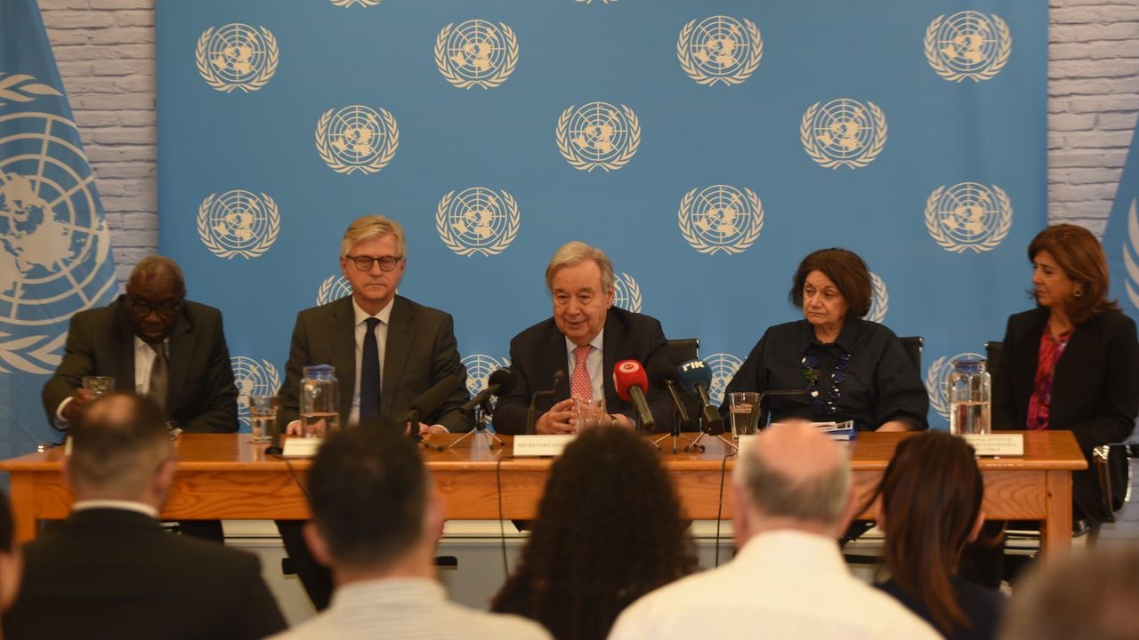 Guterres, sivil toplumla buluştu