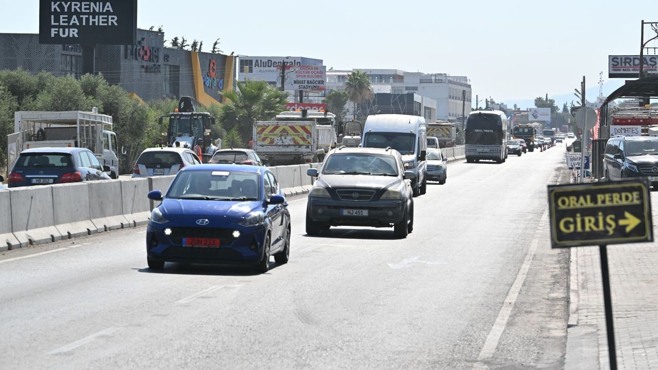 Girne-Çatalköy yolunda sona doğru