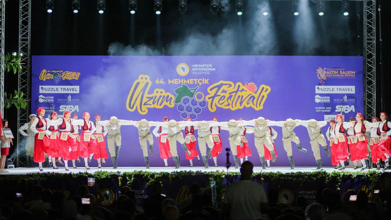 64. Geleneksel Mehmetçik Üzüm Festivali başladı