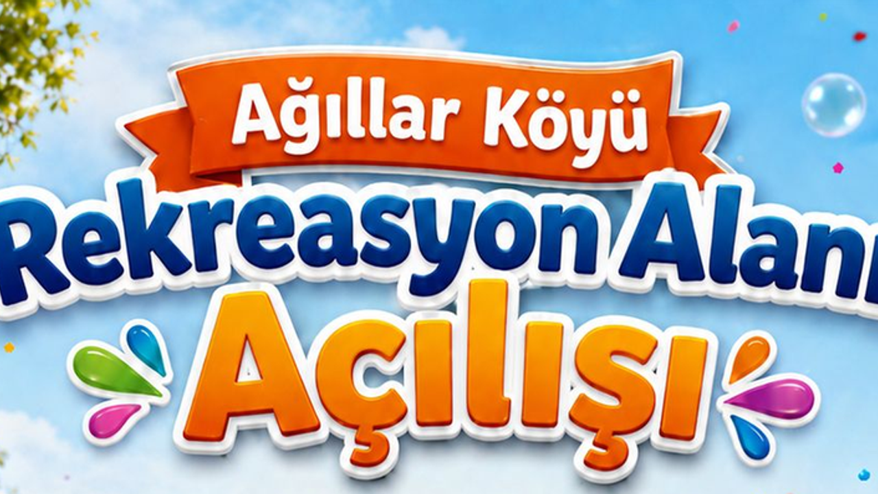 Ağıllar köyüne inşa edilen rekreasyon alanı yarın hizmete açılacak