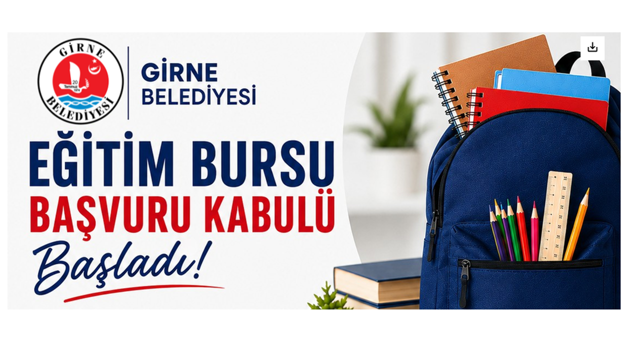 Girne Belediyesi’nin İlk ve Orta Eğitim Bursu için başvurular başladı