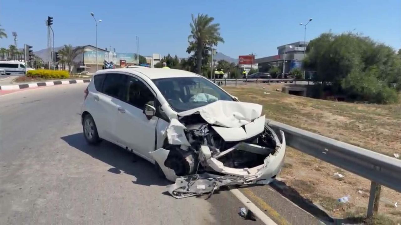Lefkoşa'da zincirleme kaza