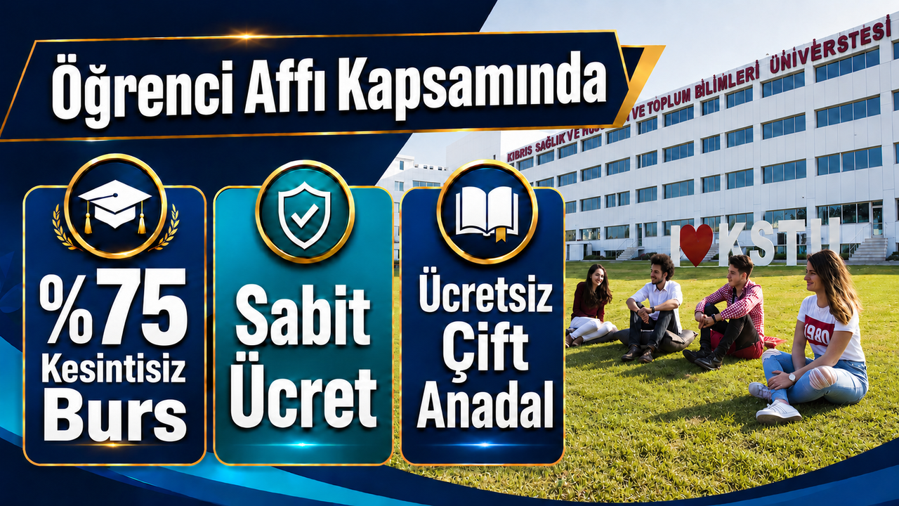 KSTÜ'den Öğrenci Affından yararlananlara önemli fırsatlar