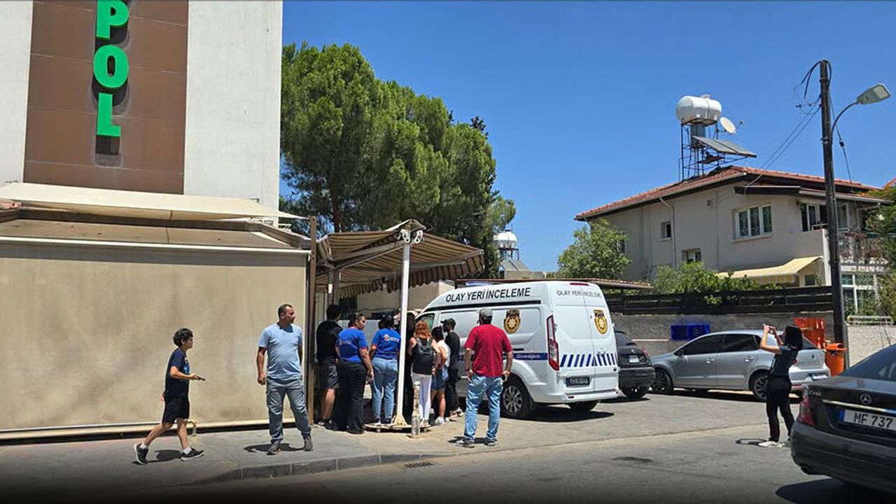 Süpermarkette dehşet dolu anlar
