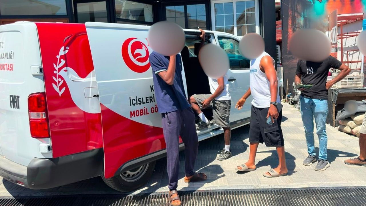 Muhaceret denetimlerinde ikamet izninsiz yedi kişi tespit edildi