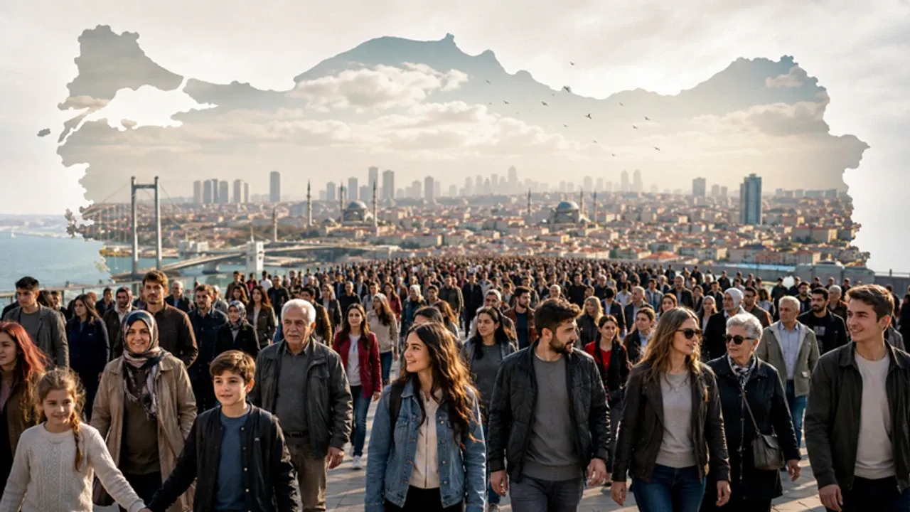 Türkiye'nin nüfusu 1 Temmuz itibarıyla 86 milyon 320 bini geçti