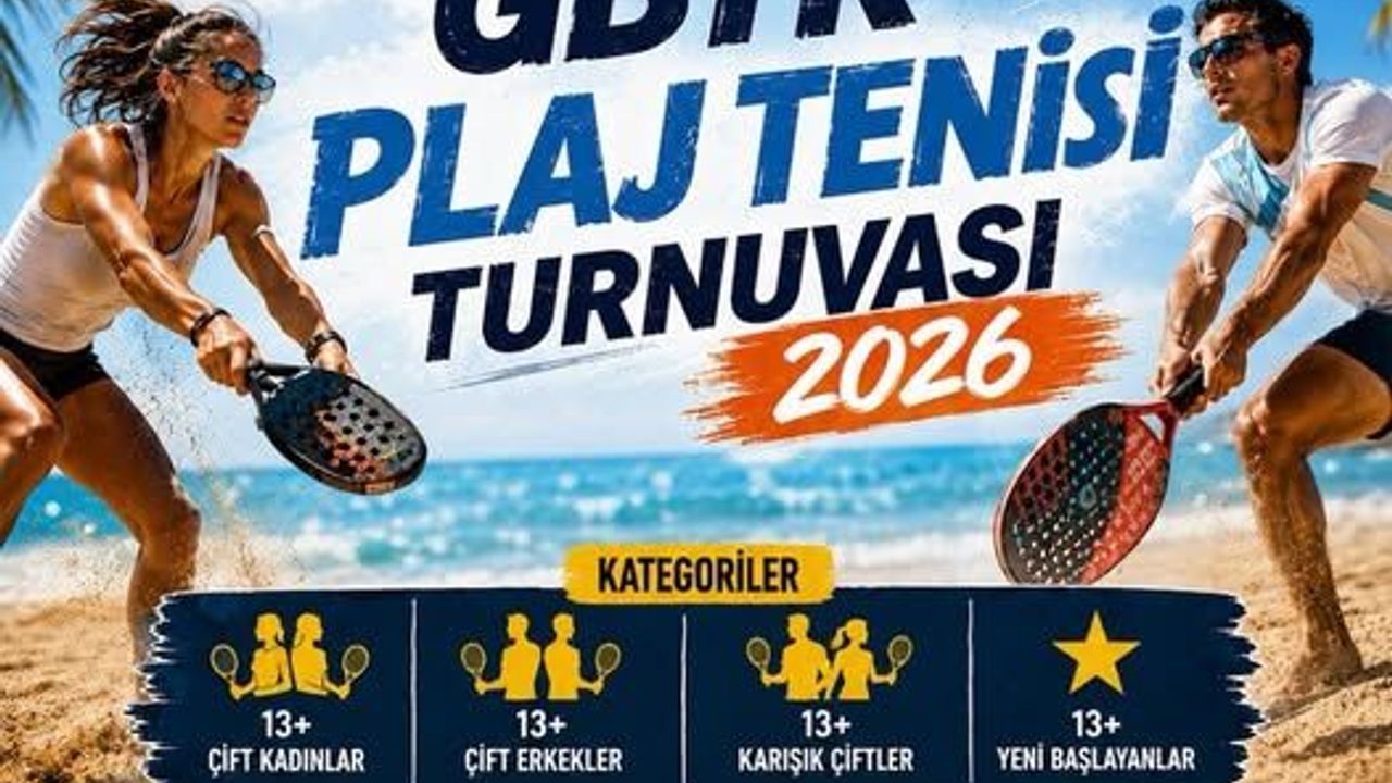 Antis Plajı’nda Plaj Tenisi heyecanı yaşanacak