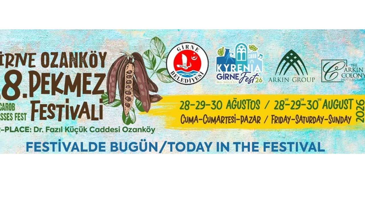 18. Girne Ozanköy Pekmez Festivali yarın başlıyor