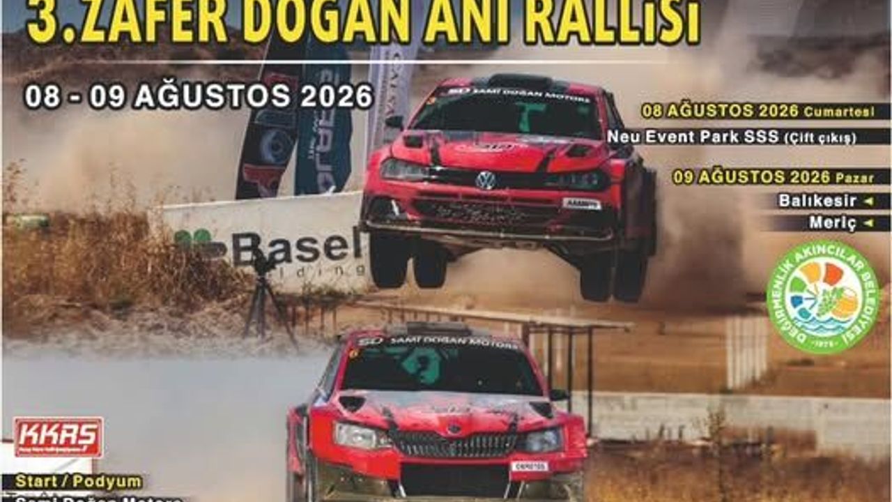 Zafer Doğan Rallisi'nde  20  ekip yarışacak