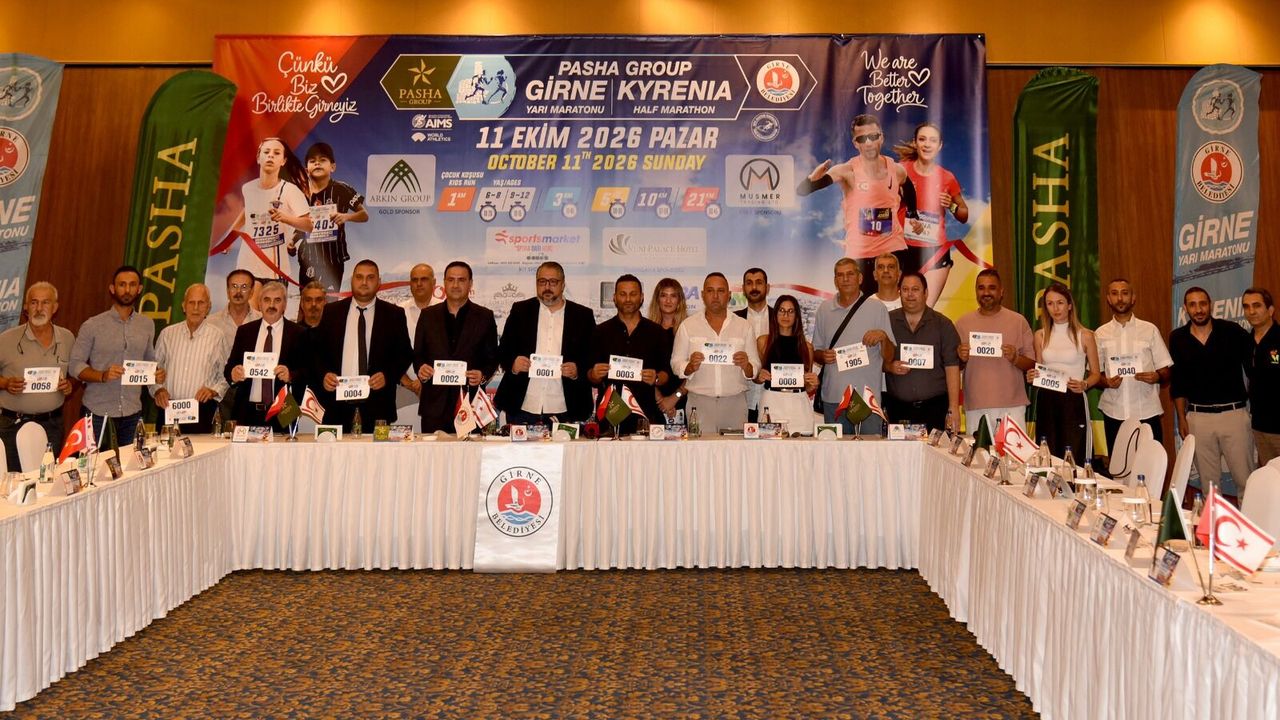 Girne yarı maratonu 11 Ekim'de