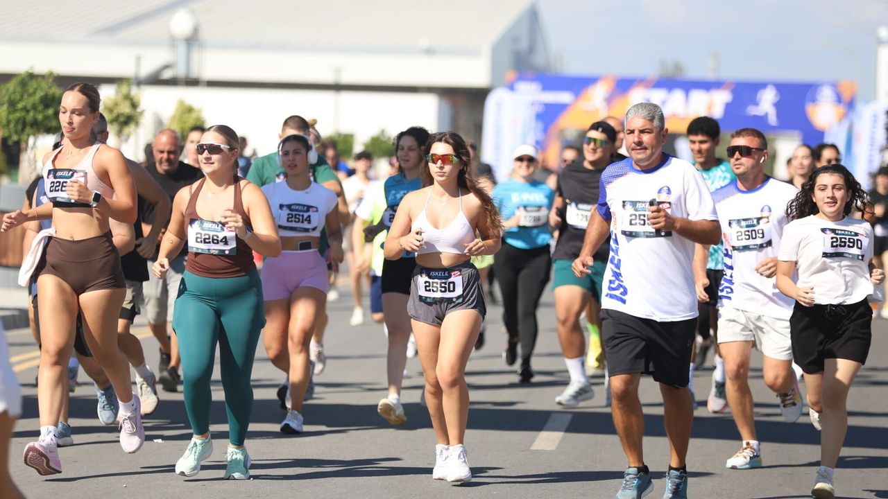 İskele Yarı Maratonu koşuldu
