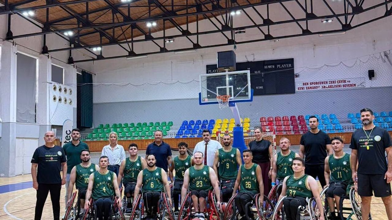Vakıflar Tekerlekli Sandalye Basketbol Takımı yeni sezon için parkede