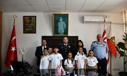 Öğrenciler, Polis Genel Müdürü Kasım Kuni ile ilçe Polis Müdürlerini ziyaret etti