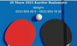 Masa Tenisinde Yaz Okulu için kayıtlar başladı