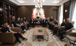 Öztürkler, Vakıflar Tekerlekli Sandalye Basketbol Takımı’nı kabul etti