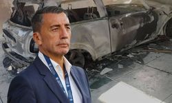 Teknik direktörün aracı kundaklandı