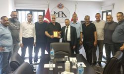 Yılmazköy’den ana sponsora teşekkür plaketi