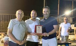 Dikmen Gücü’nden Mehmet Çağla’ya teşekkür plaketi