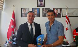 KKTC Voleybol Federasyonu’ndan, Hüseyin Cahitoğlu''na nezaket ziyareti