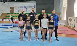 Küçük Kız Cimnastik takımının hedefi ilk 3