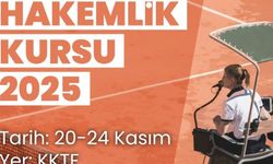 Tenis Federasyonu Çizgi ve Gözlemci Hakemlik Kursu düzenliyor