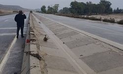 Lefkoşa - Güzelyurt ana yolu Serhatköy üst geçiti Güzelyurt gidiş istikameti trafiğe açıldı