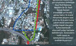 Girne Ecevit Caddesi’nde yol çalışması…