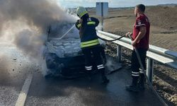 Kısa devre, aracı yaktı